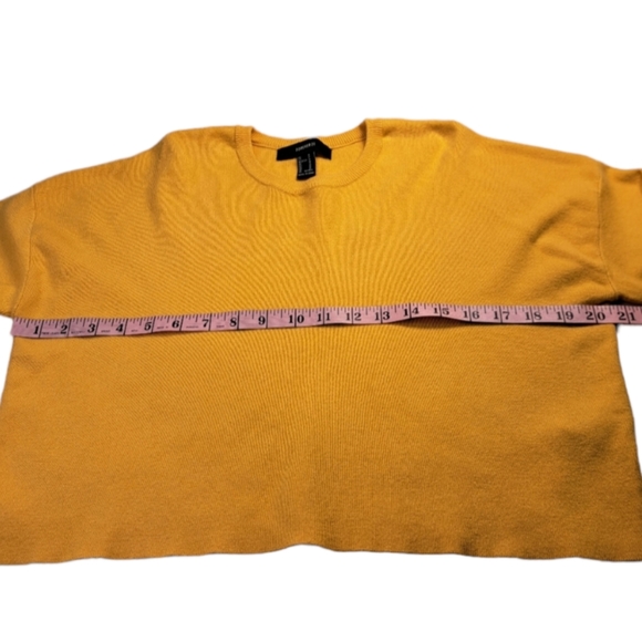Forever 21 Women's Knit Sweater Mustard Size M - Picture 6 of 13